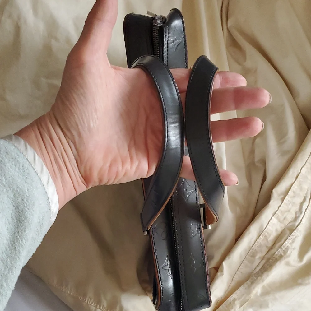 Louis Vuitton Black Monogrammed Bag